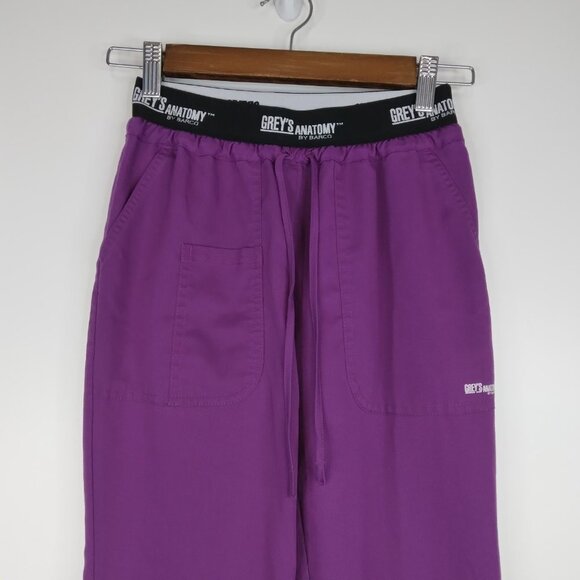 Grey’s Anatomy Active Elastic Waist Scrub Pants Size XXS - Picture 3 of 10